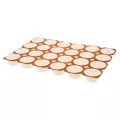 Plaque caissette à Muffin 24 pces Ø52-H38mm (2oz)